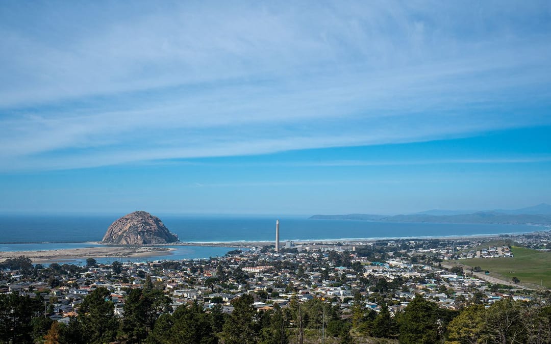 Morro Rock Volcanic Monolith & Harbor - family day trip 4h 15m from Dublin, CA