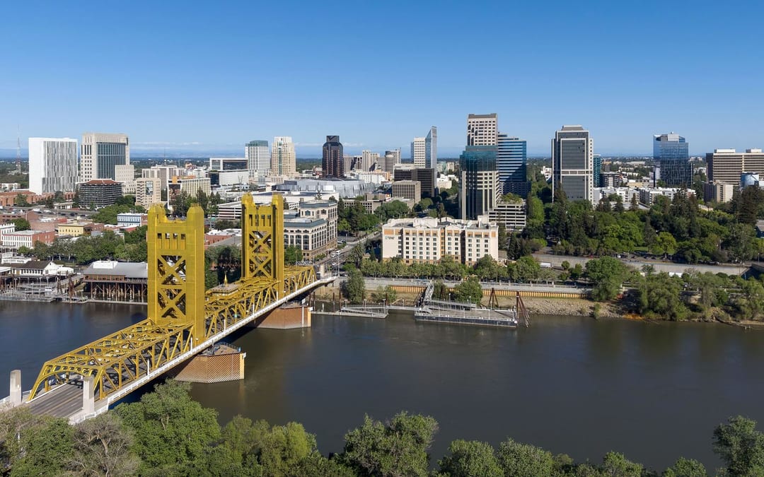 Sacramento Skyline & Tower Bridge - family day trip 1h 46m from Dublin, CA